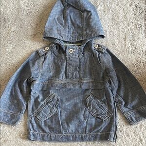 Boys GAP Over Head Chambray Jacket   SZ 3